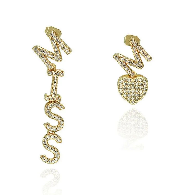 Направи си сам обеца Miss Letter Initial