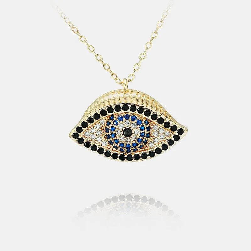 Висулка Evil Eye позлатено