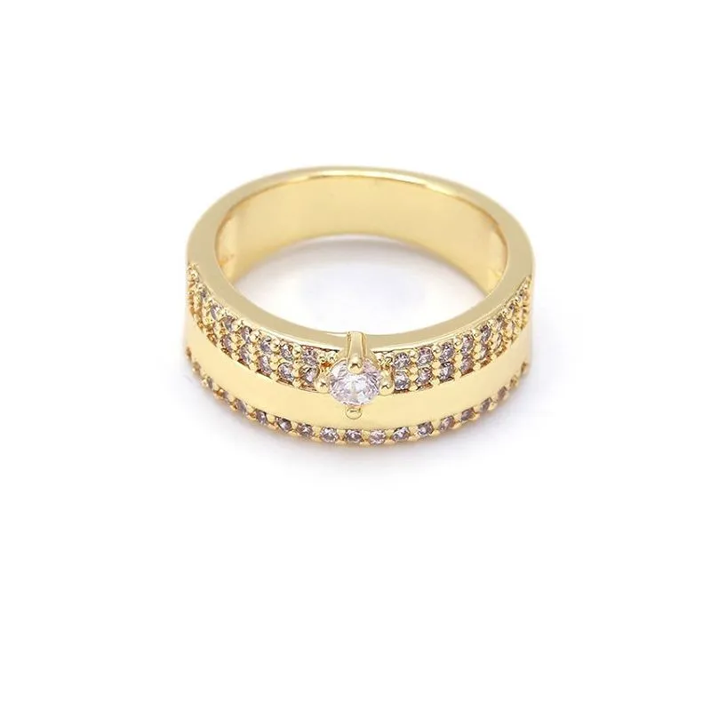 Античен брачен пръстен с позлатено покритие