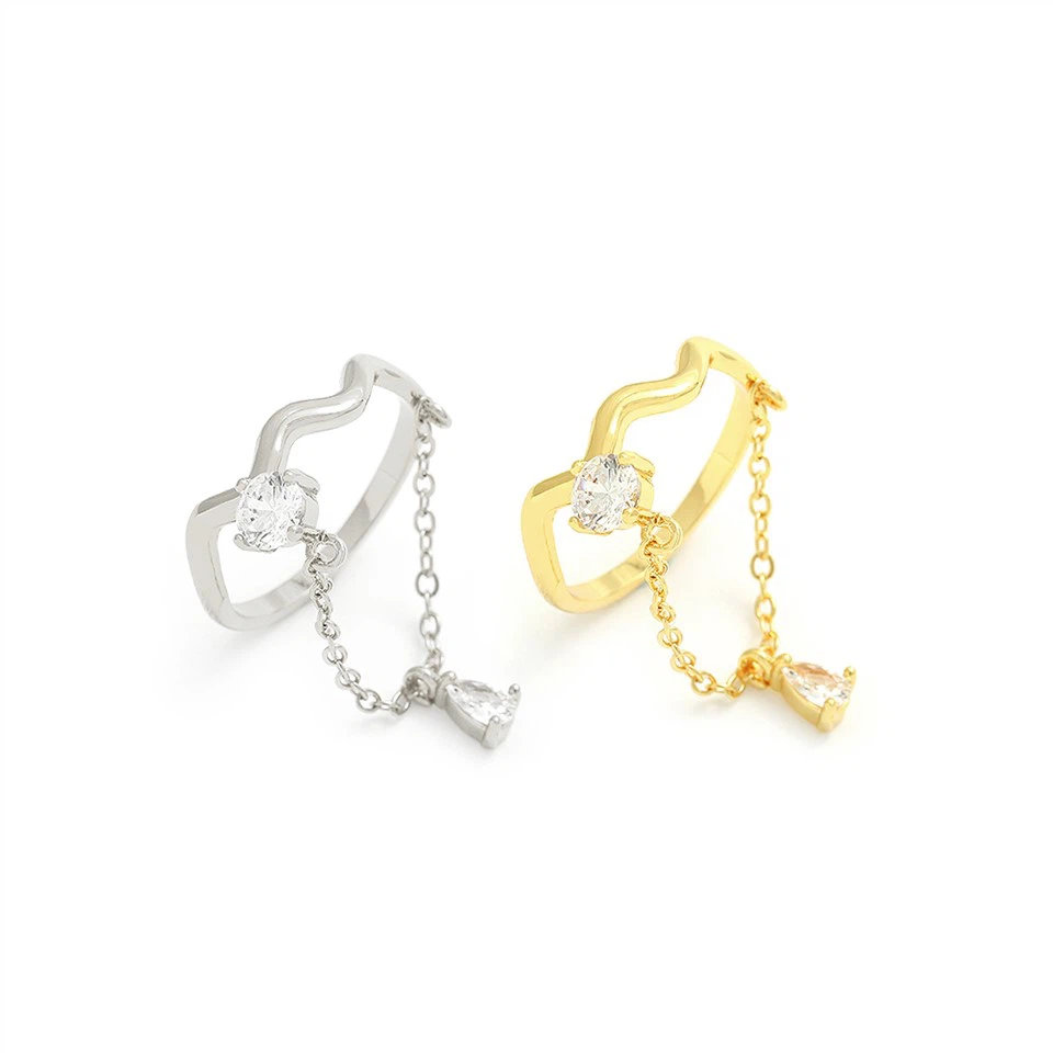 Нов моден дамски пръстен Cz